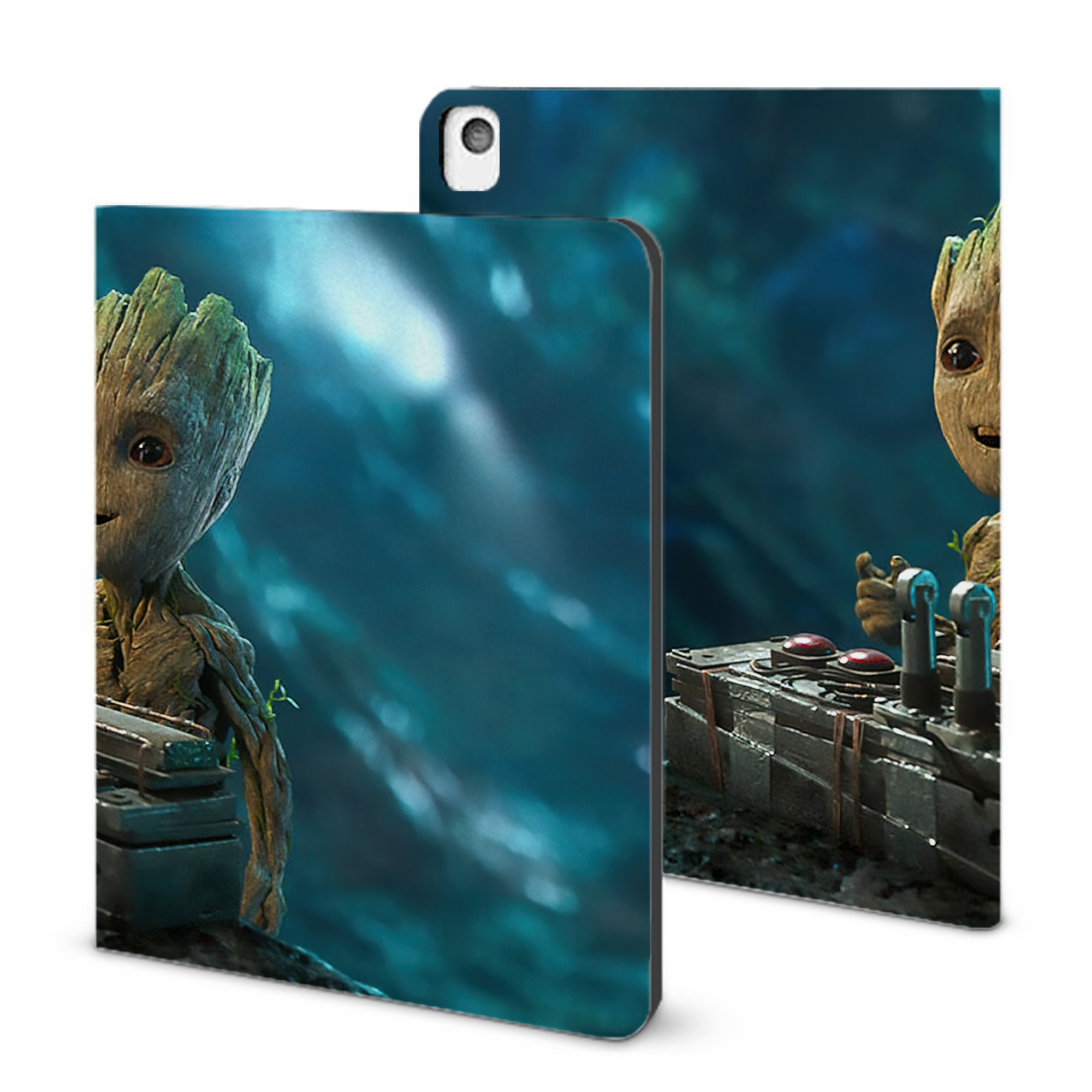（画像用） アベンジャーズ The Avengers IPadケース ペンホルダー付き ブックスタイルデザイン